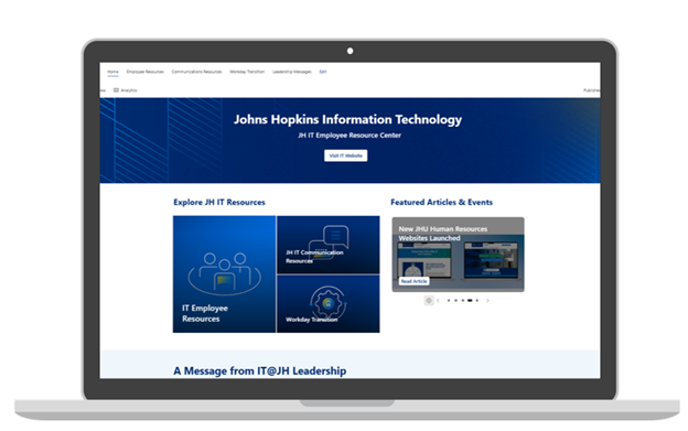 New Centralized SharePoint Site for IT Team
