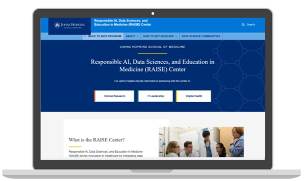 New Website for School of Medicine RAISE Center