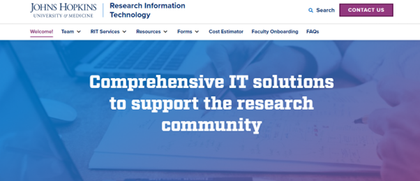 Research IT Website Goes Live